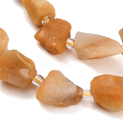 Natural Yellow Botswana Agate Beads Strands GG-CBA0B77-A21-03-1