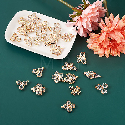 60Pcs 10 Style Alloy Pendants PALLOY-TA0002-29-1