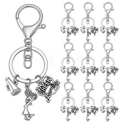 10Pcs Alloy Keychain KEYC-PH01627-1