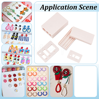 2 Bags 2 Styles Plastic Polymer Clay Bead Round Mold DIY-UN0008-60-1