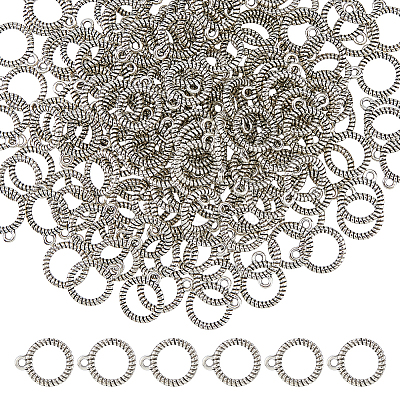 200Pcs Tibetan Style Alloy Pendants TIBE-FH0001-28-1