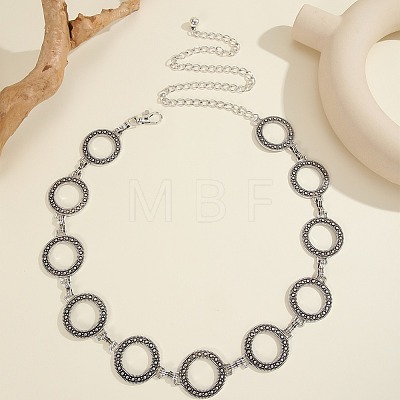 Vintage Alloy Ring Link Chain Waist Belly Chains for Women FS-WG53B1A-02-1