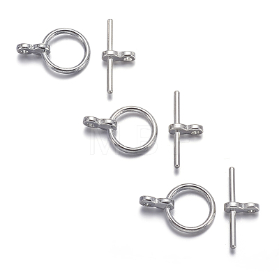 Tibetan Style Toggle Clasps LS-TIBE-AB2035Y-N-NF-1