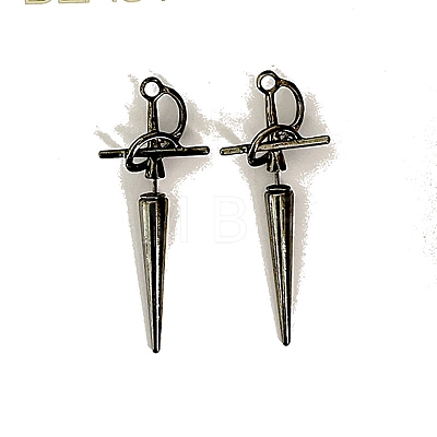 Alloy Sword Stud Earrings for Women PW-WG2AD5A-02-1