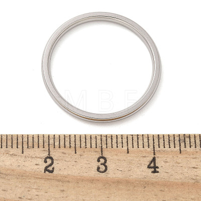 304 Stainless Steel Plain Band Rings STAS-I160-E03-P-1