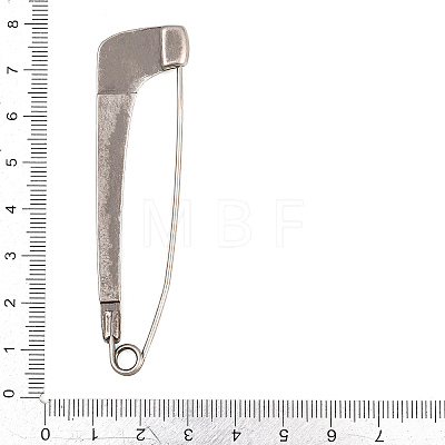 Alloy Extra Large Safety Pin Brooches JEWB-Z051-01P-01-1