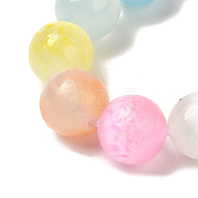 Gradient Color Natural Selenite Dyed Beads Strands X-G-H067-A04-8MM-1