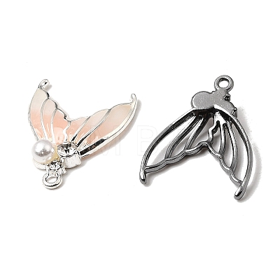 Alloy Enamel Pendants RB-CBAE3B4-01-1