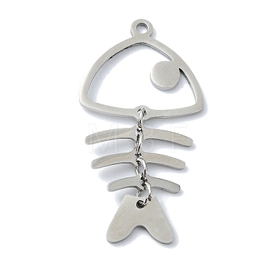 Non-Tarnish 304 Stainless Steel Pendants LS-STAS-C097-47P-1