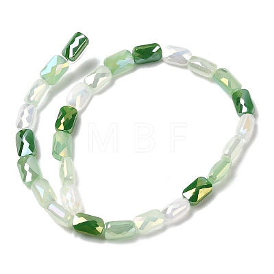 Electroplate Glass Beads Strands EGLA-P065-02A-07-1