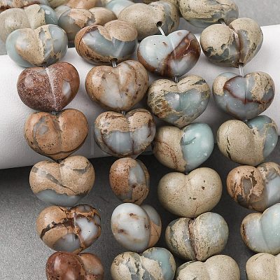 Natural Shoushan Stone Beads G-D098-B05-1