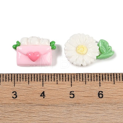 Opaque Resin Decoden Cabochons CRES-M036-09-1