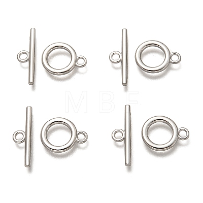 Alloy Toggle Clasps TIBE-EA774Y-P-RS-1