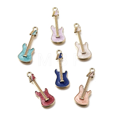 Alloy Enamel Pendants FIND-H066-05G-1