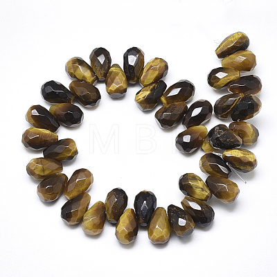 Natural Tiger Eye Beads Strands G-S357-C02-01-1