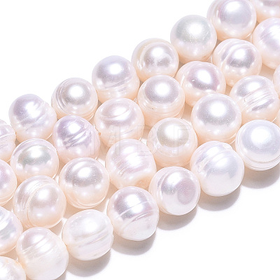 Natural Cultured Freshwater Pearl Beads Strands PEAR-N013-17N-01-1