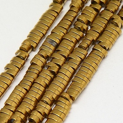 Electroplate Non-magnetic Synthetic Hematite Beads Strands G-J167-04-1