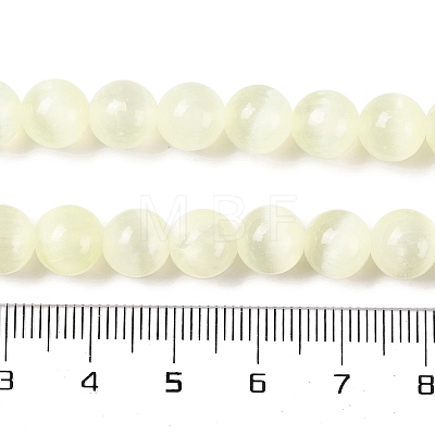 Natural Selenite Beads Strands G-C142-01B-05-1