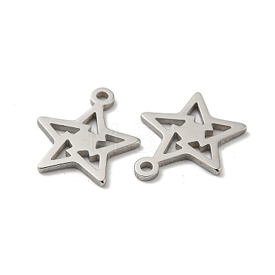 304 Stainless Steel Charms STAS-L022-035P-1