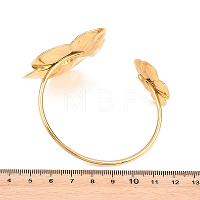 304 Stainless Steel Cuff Bangles BJEW-D459-01G-1