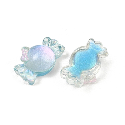 Transparent Epoxy Resin Decoden Cabochons RESI-XCP0002-60-1