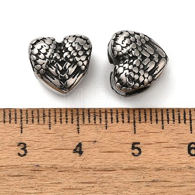 Retro 316 Surgical Stainless Steel European Beads STAS-I134-14AS-A-1