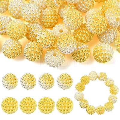40Pcs Imitation Pearl Acrylic Beads OACR-FS0002-89A-15-1
