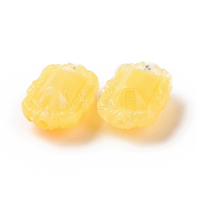Opaque Acrylic Beads OACR-E015-07B-1