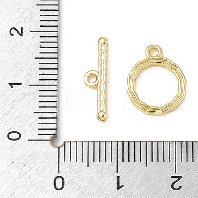 Brass Toggle Clasps KK-CBAFC6C-07A-G-1