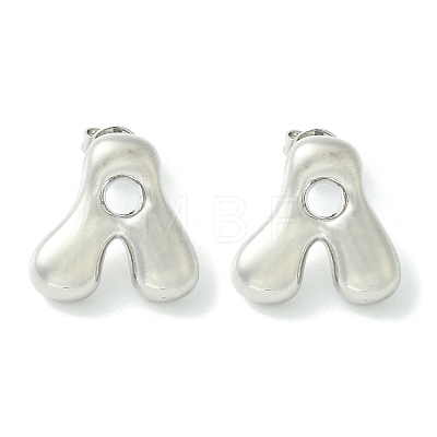Rack Plating Brass Earrings EJEW-S222-01P-A-1