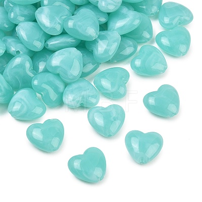 Two-tone Opaque Acrylic Beads AC-CBA8E7E-01E-1