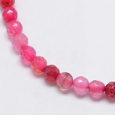 Natural Agate Round Beads Strand X-G-L084-4mm-10-1