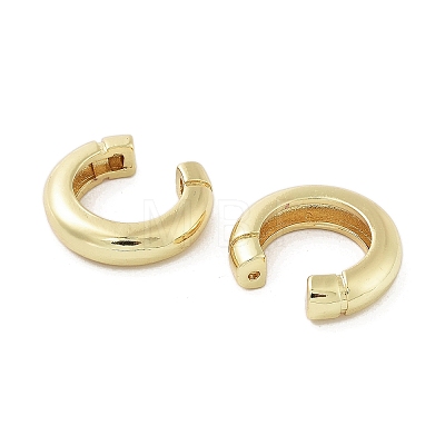 Rack Plating Brass Cuff Ring EJEW-C081-13G-1
