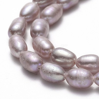 Natural Cultured Freshwater Pearl Beads Strands PEAR-J006-10D-01A-1