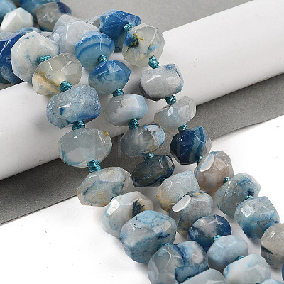 Natural Cherry Blossom Agate Beads Strands G-P535-I02-01A-1