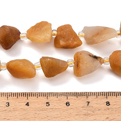 Natural Yellow Botswana Agate Beads Strands GG-CBA0B77-A21-03-1