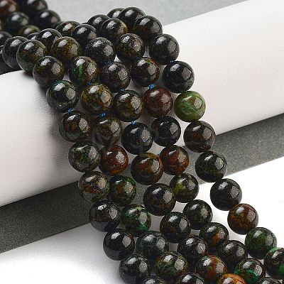 Natural Azurite Beads Strands G-Z063-A04-03-1