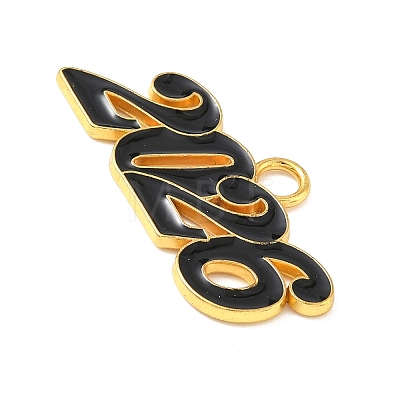Alloy Enamel Pendants ENAM-B035-01A-G-1