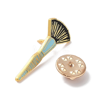 Golden Alloy Brooches JEWB-K020-01H-G-1