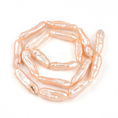 Baroque Natural Keshi Pearl Beads Strands PEAR-S020-H12-1