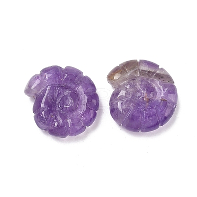 Natural Amethyst Conch Display Decorations DJEW-D303-01C-1