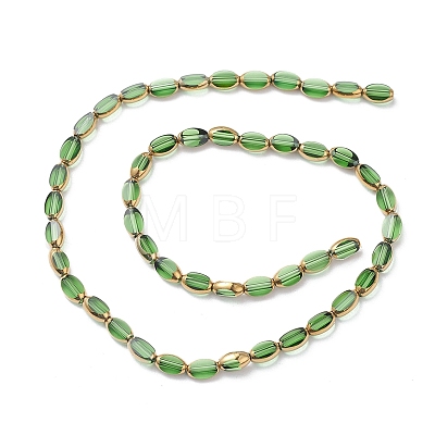 Electroplate Glass Beads Strands EGLA-K015-12C-1