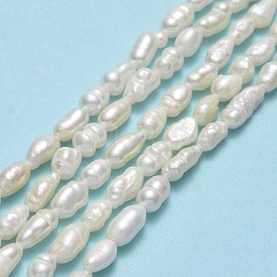 Natural Cultured Freshwater Pearl Beads Strands PEAR-J006-03F-01-1