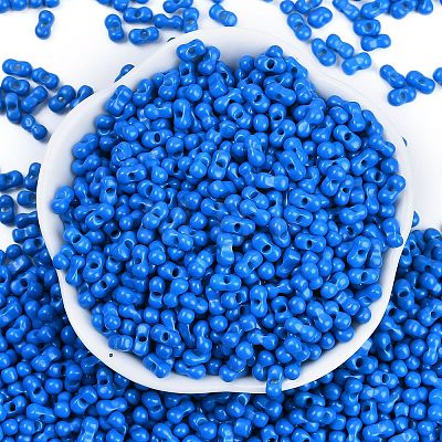 Baking Paint Glass Seed Beads SEED-K010-A15-1