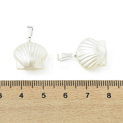 ABS Plastic Imitation Pearl Pendants PALLOY-JF05617-1