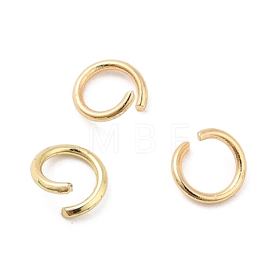 Brass Open Jump Rings KK-F860-14G-1