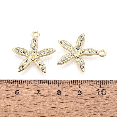 Alloy & Crystal Rhinestone Pendants PALLOY-T095-01KCG-1