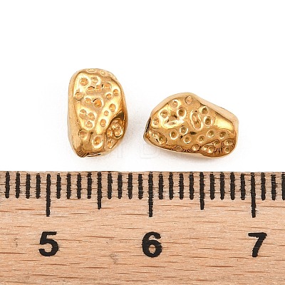 Irregular 304 Stainless Steel Beads STAS-D394-03L-G-1