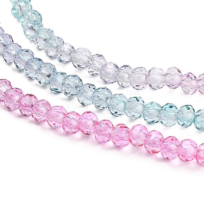 Transparent Painted Glass Beads Strands LS-DGLA-A034-T2mm-A10-1