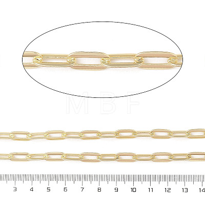 Rack Plating Brass Cable Chains CHC-A010-07G-1